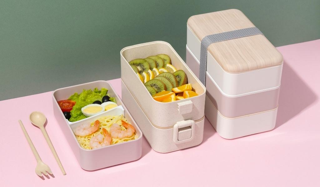 boîte à bento à plusieurs étages