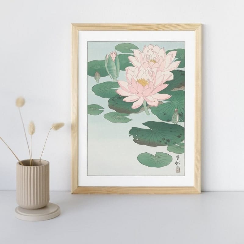 Affiche Estampe Nénuphars - A3