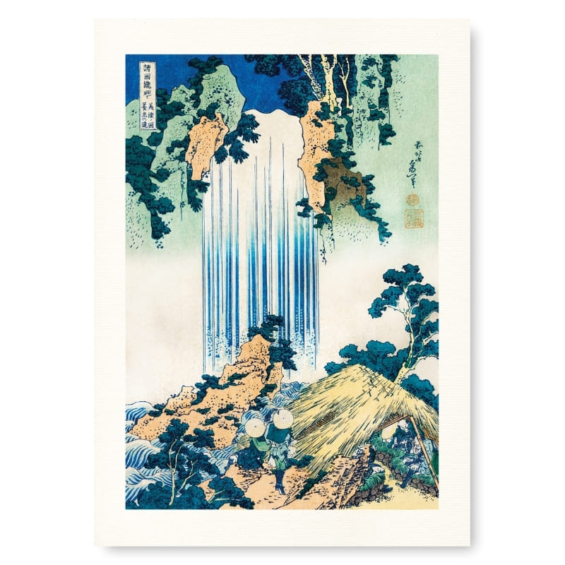 Affiche Japonaise Cascade de Yoro - A3