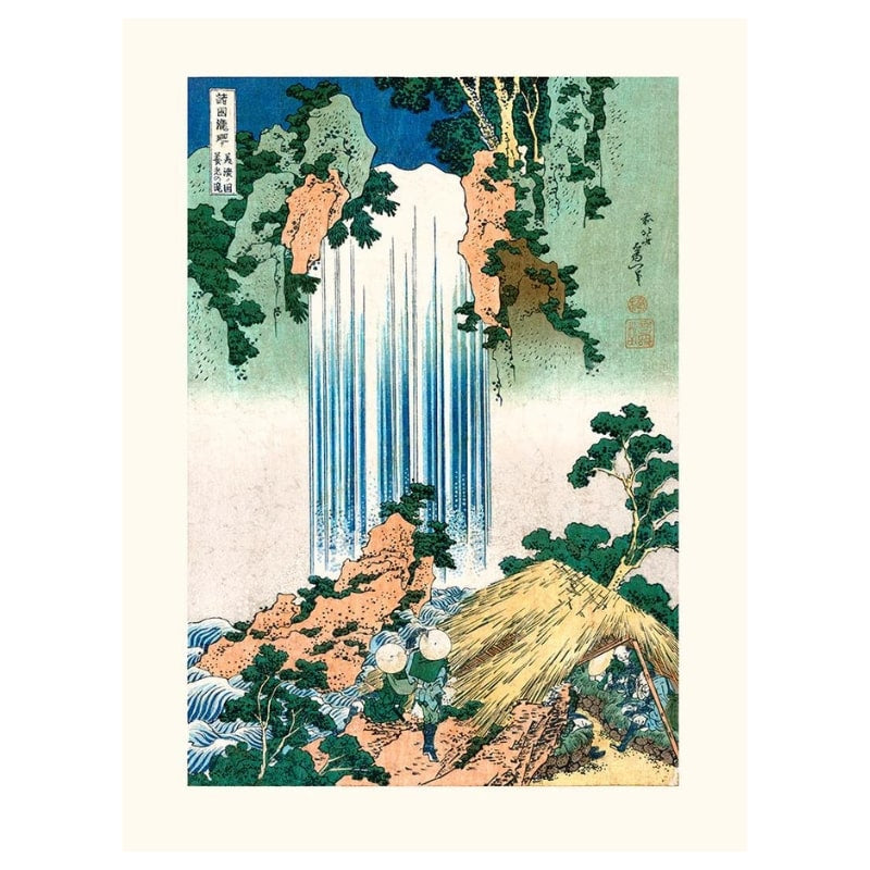 Affiche Japonaise Cascade de Yoro - A3