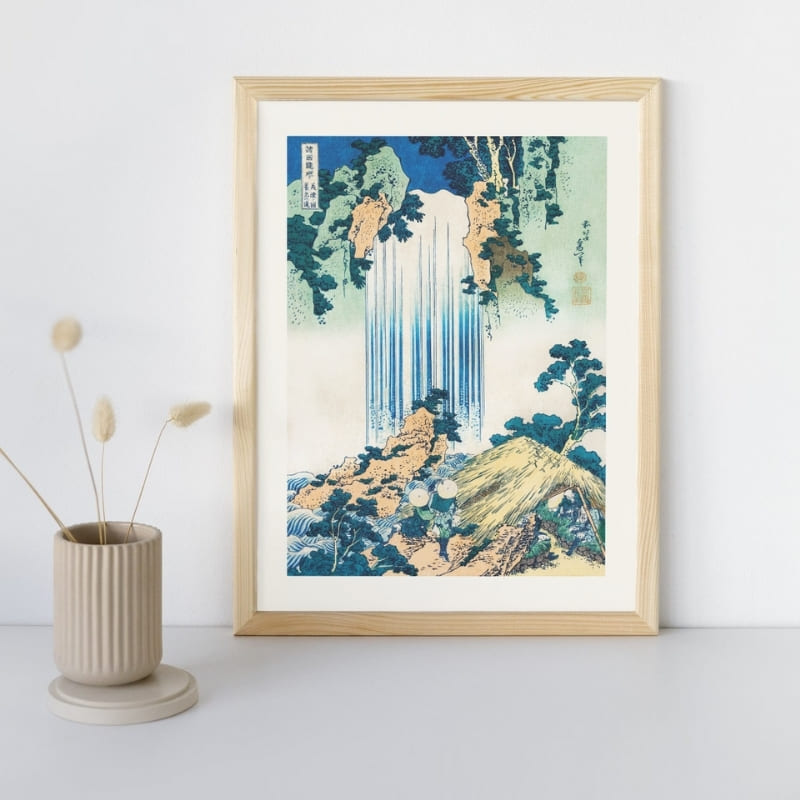Affiche Japonaise Cascade de Yoro - A3