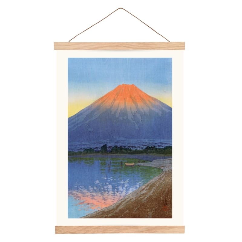 Affiche Japonaise Lac Yamanaka - A3