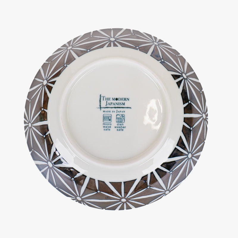 Assiette Creuse Japonaise Motif Asanoha
