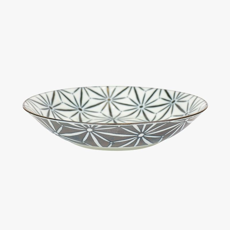 Assiette Creuse Japonaise Motif Asanoha