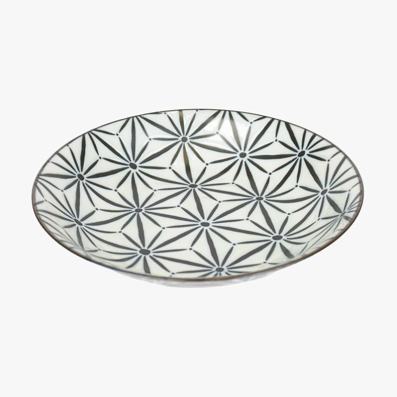 Assiette Creuse Japonaise Motif Asanoha