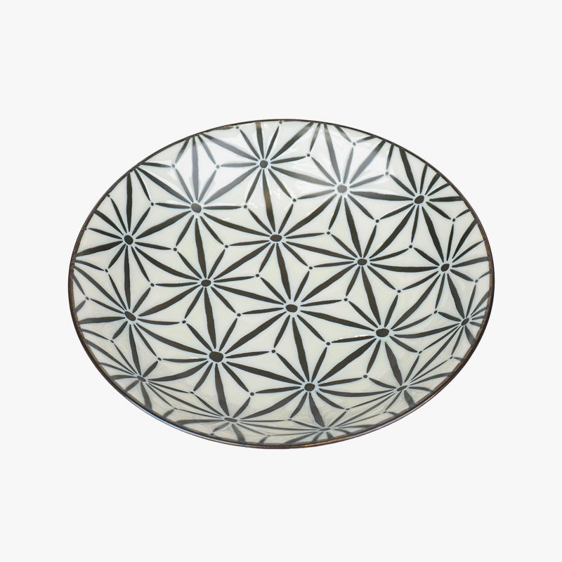 Assiette Creuse Japonaise Motif Asanoha