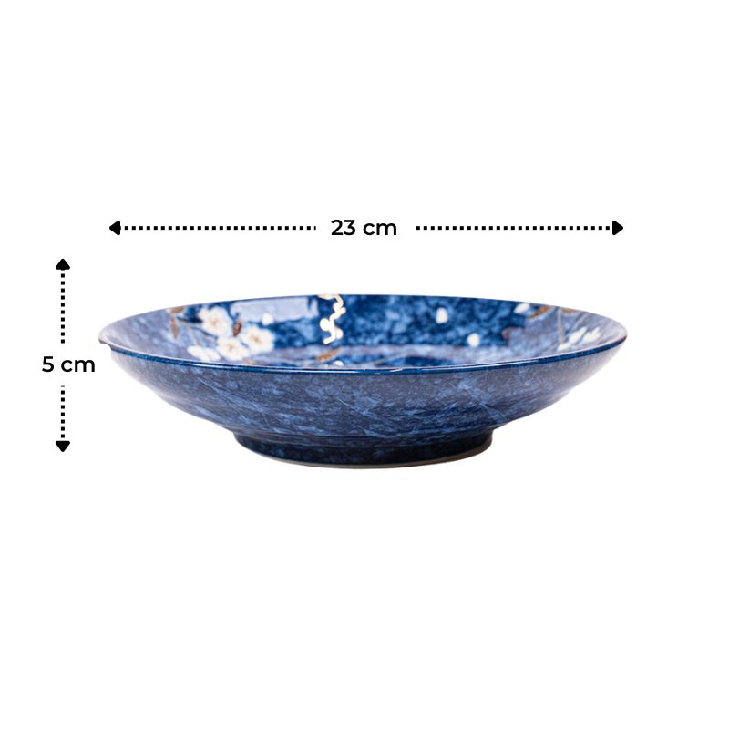Assiette Japonaise creuse Aoi Sakura