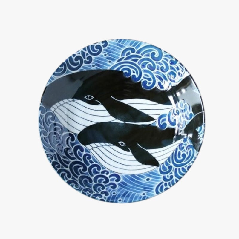 Assiette Japonaise Creuse Baleine