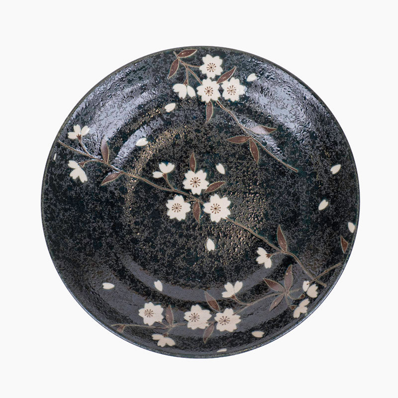 Assiette Japonaise Creuse Kuro Sakura