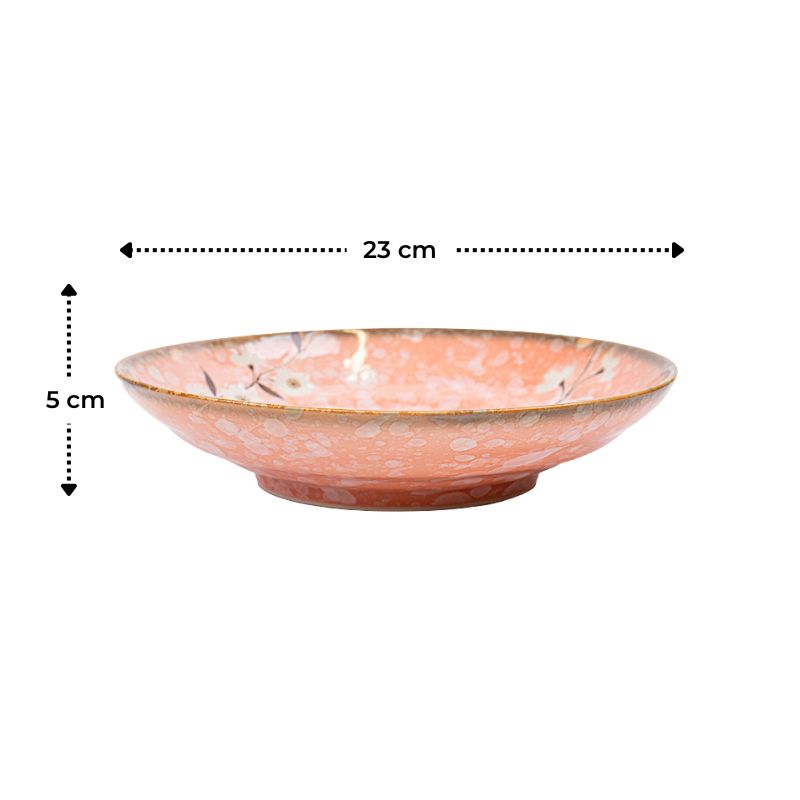 Assiette Japonaise creuse Pinku Sakura