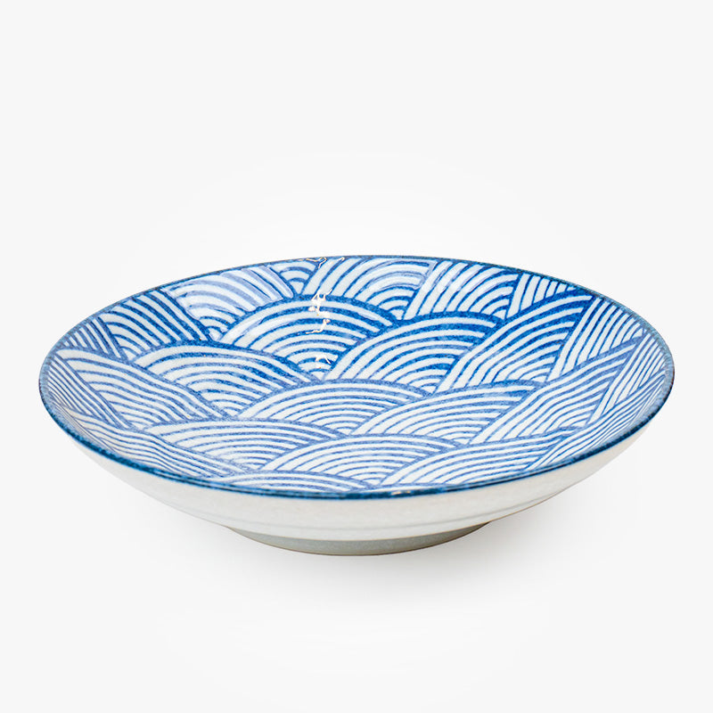 Assiette Japonaise creuse Seigaiha