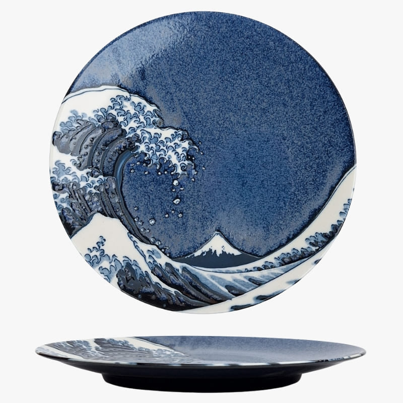 Assiette Japonaise Ronde Kanagawa