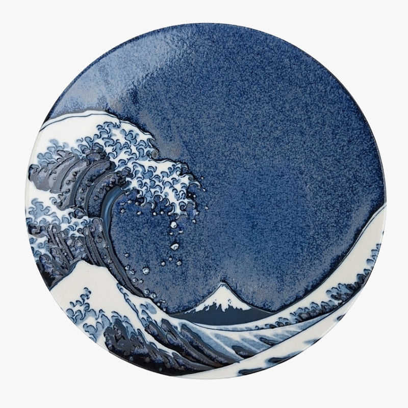 Assiette Japonaise Ronde Kanagawa