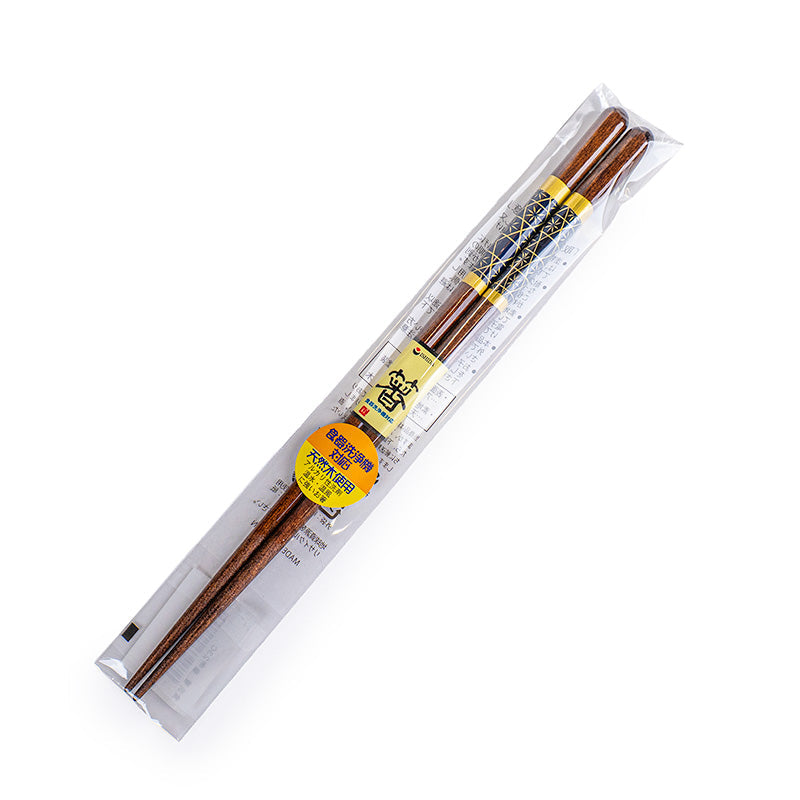 Baguettes Japonaises Bois Motif Doré