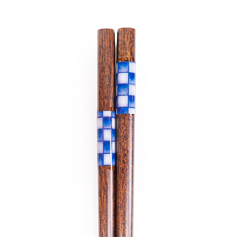 Baguettes Japonaises Ichimatsu Indigo