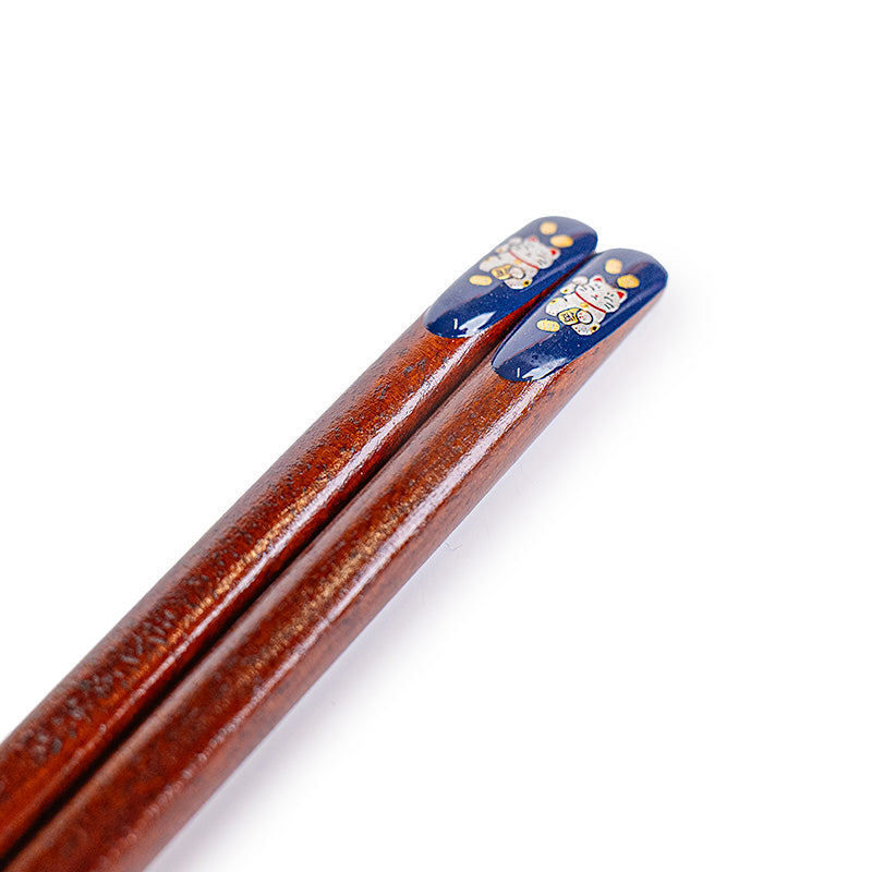 Baguettes Japonaises Maneki Neko Porte-Bonheur