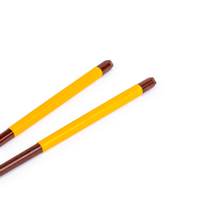 Baguettes Japonaises Silicone Antidérapant Jaune