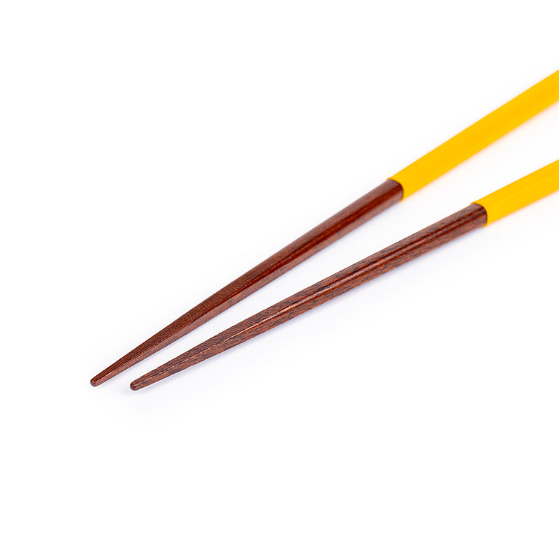 Baguettes Japonaises Silicone Antidérapant Jaune