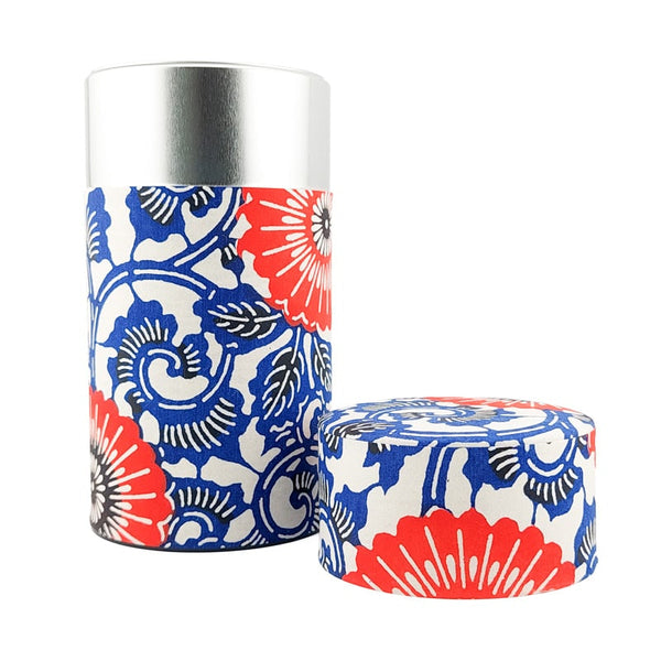 Boîte à Thé Japonaise Matcha Chazutsu Goodwei Bleue - Conservation Fraîcheur Hermétique
