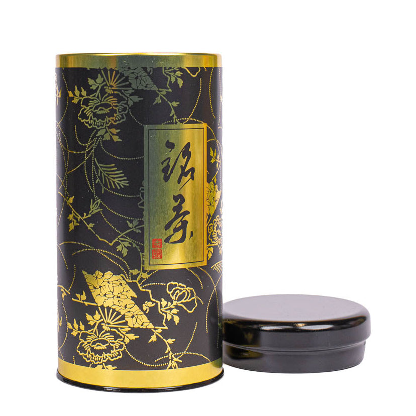 Boîte à Thé Japonaise Métal Gentaku Noir