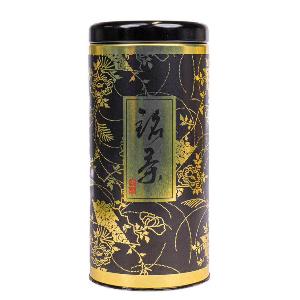 Boîte à Thé Japonaise Métal Gentaku Noir
