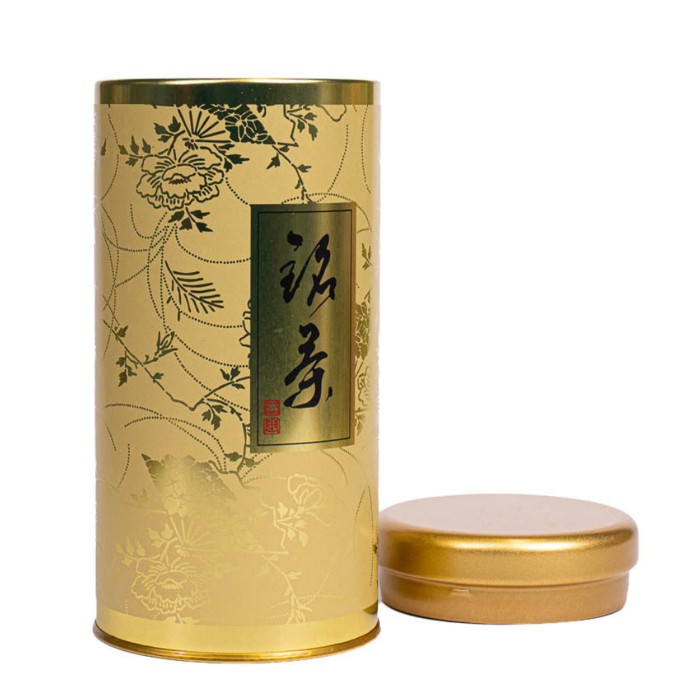Boîte à Thé Japonaise Métal Gentaku Or