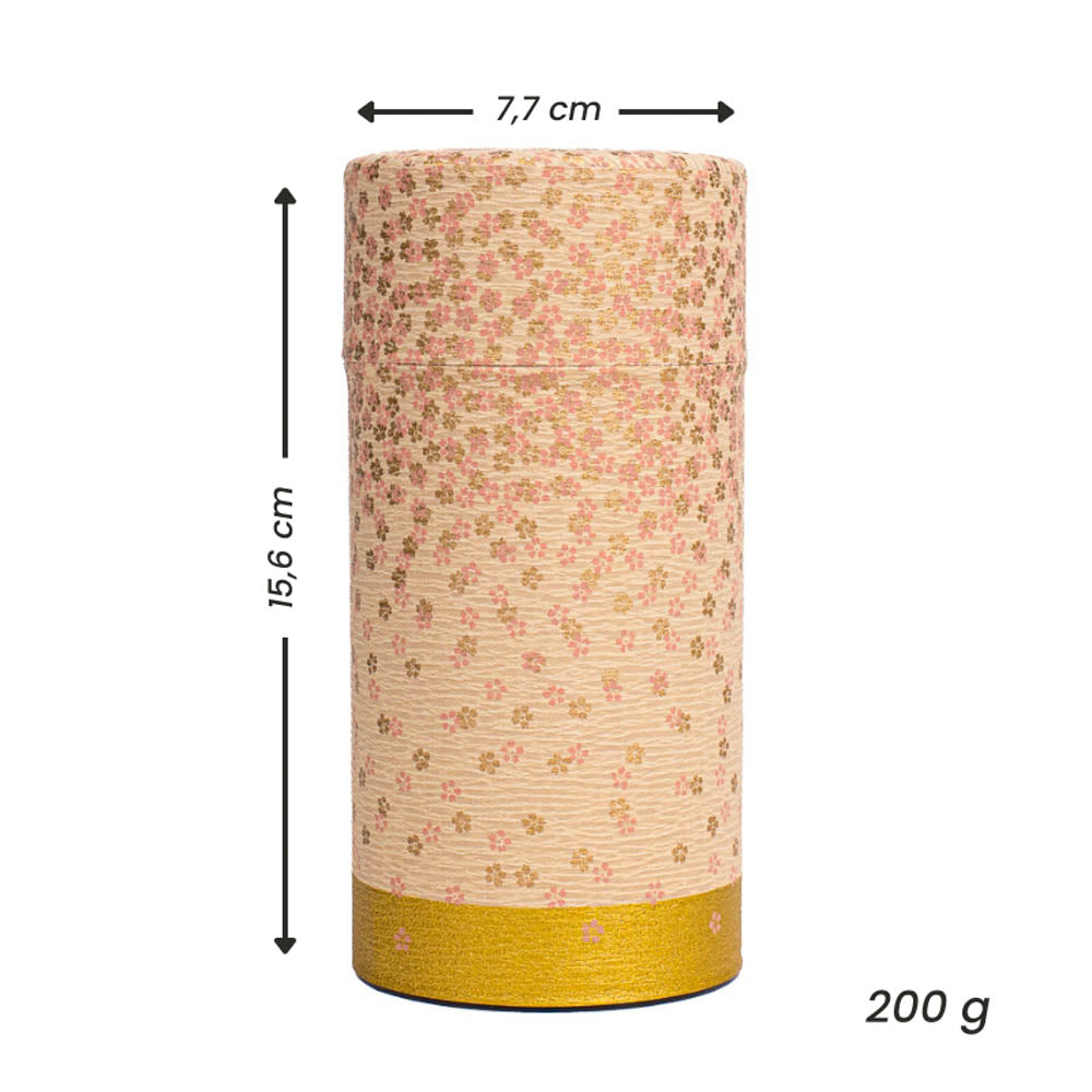 Boîte à Thé Japonaise Washi Hanazono Rose