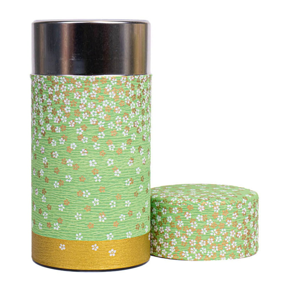 Boîte à Thé Japonaise Washi Hanazono Vert