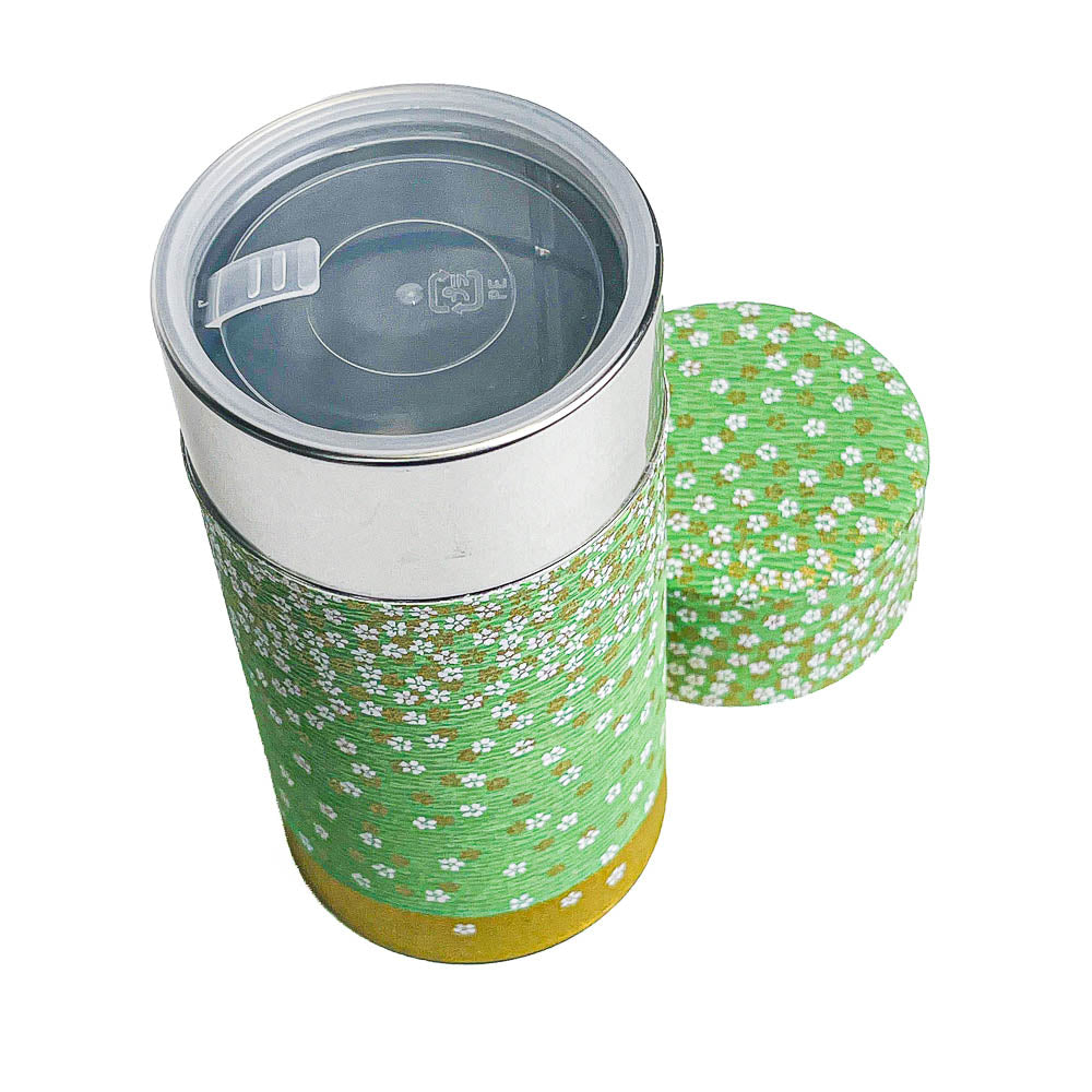 Boîte à Thé Japonaise Washi Hanazono Vert