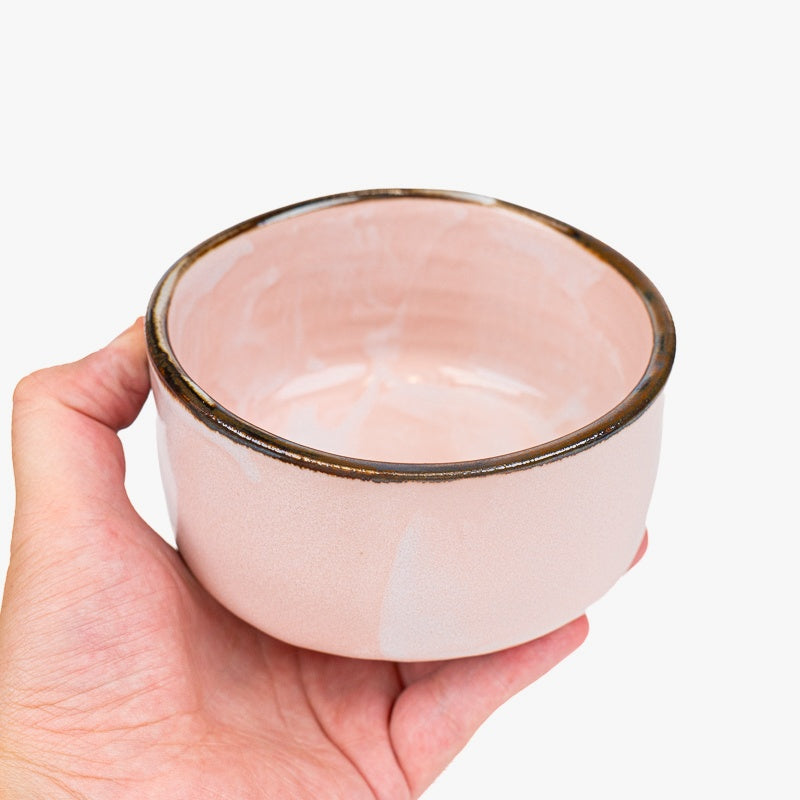 Bol à Matcha Japonais Chawan Rose