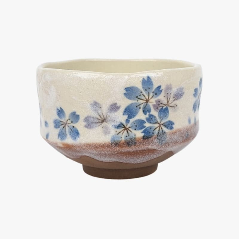Bol à Matcha Japonais Sakura Bleue