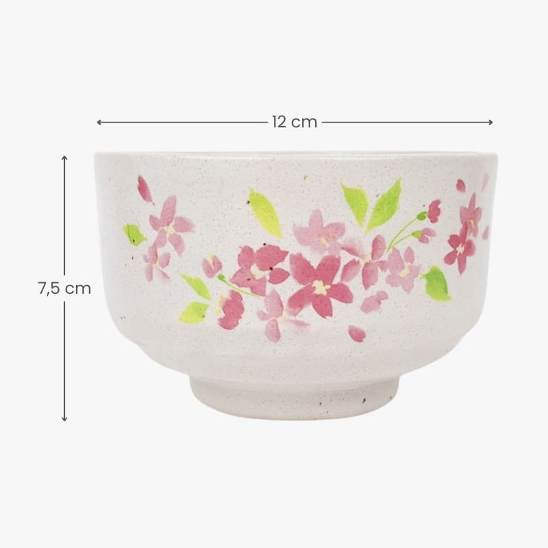 Bol à Matcha Japonais Sakura Rose
