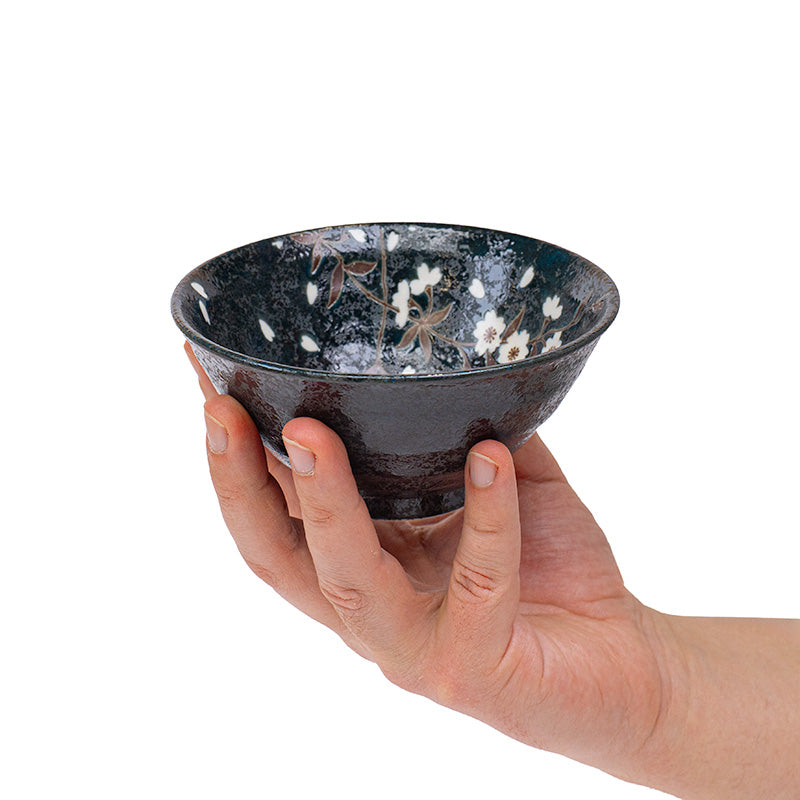 Bol à riz Japonais Kuro Sakura