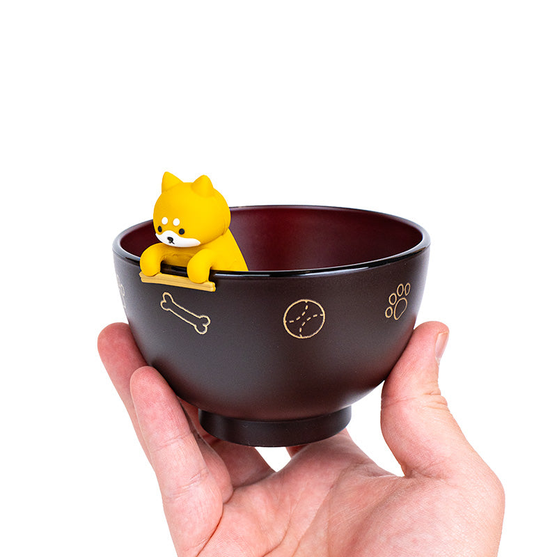 Bol à Soupe & Repose-Baguettes Shiba Inu