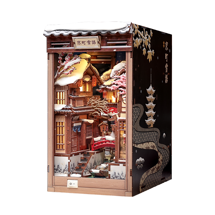 Book-Nook Japonais Kyoto Snow Whisper