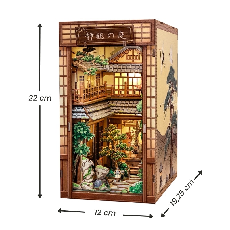 Book-Nook Japonais Serene Courtyard