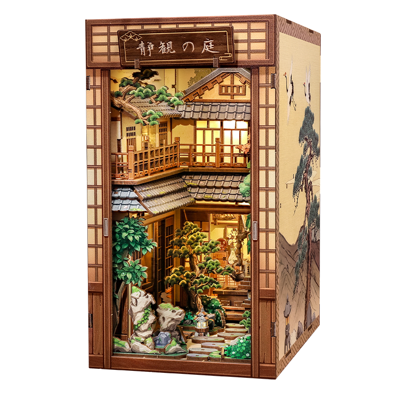 Book-Nook Japonais Serene Courtyard