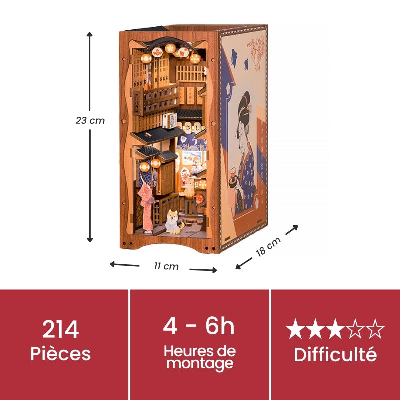 Book-Nook Japonais Under the Sakura Tree