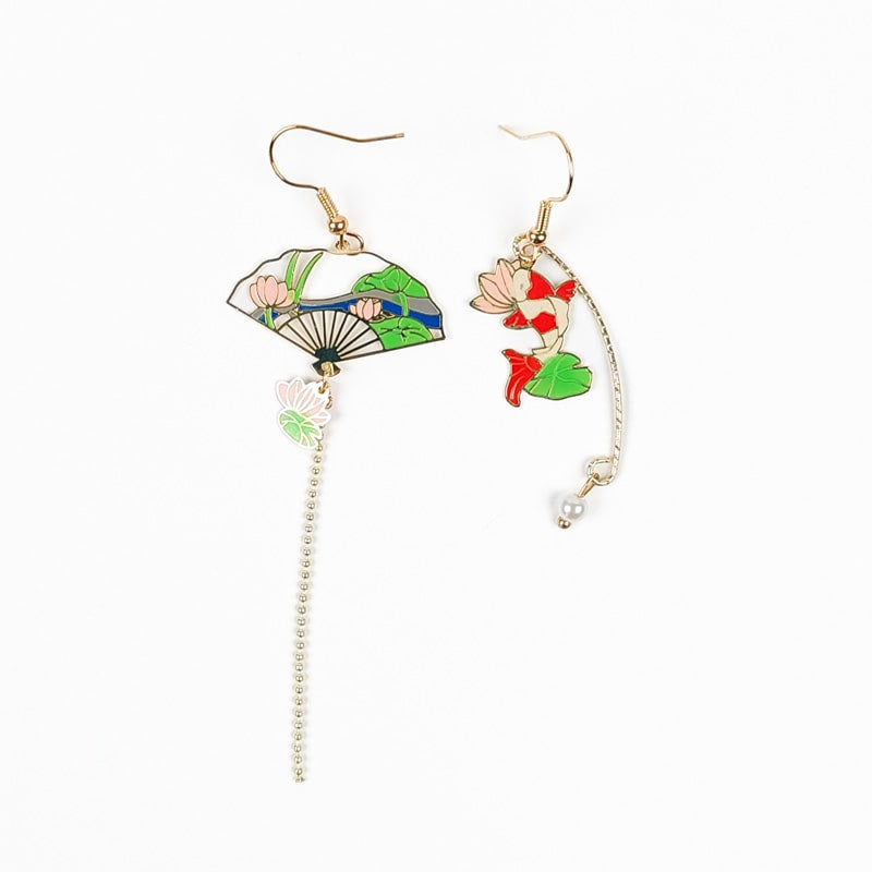 Boucles d’Oreilles Carpe Koi