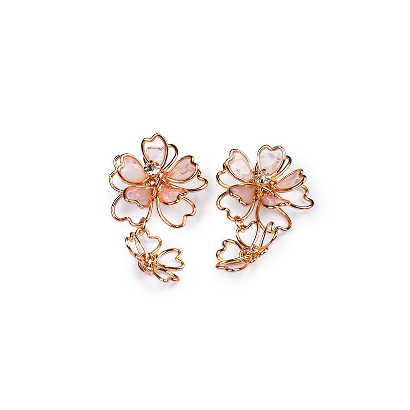 Boucles d’Oreilles Japonaises Double Sakura