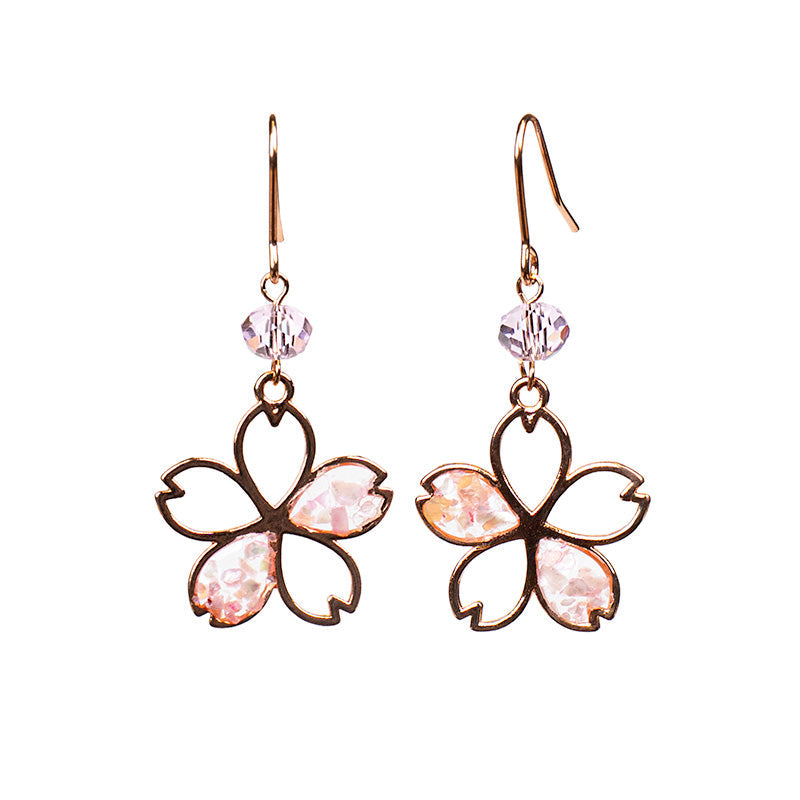 Boucles d’Oreilles Japonaises Fleur de Cerisier