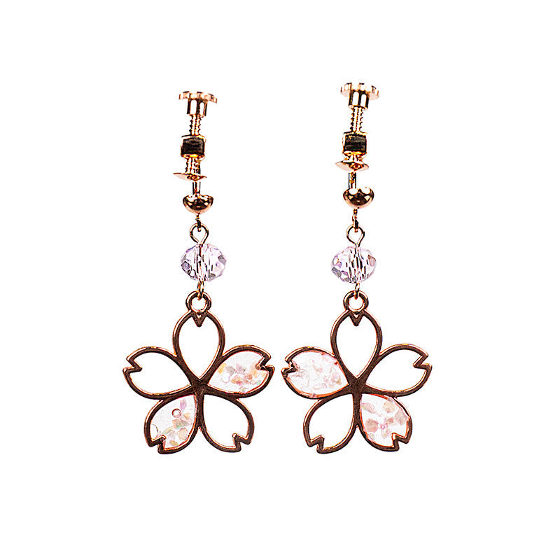 Boucles d’Oreilles Japonaises Fleur de Cerisier