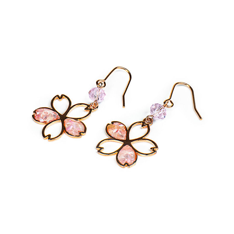 Boucles d’Oreilles Japonaises Fleur de Cerisier