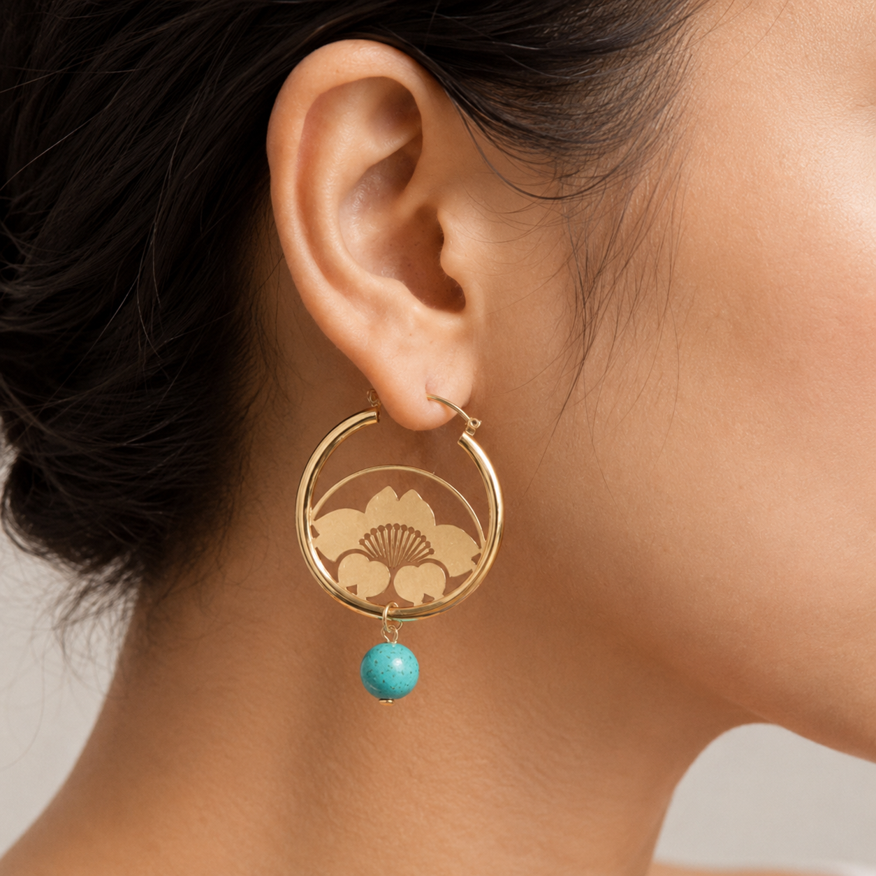 Boucles d’Oreilles Japonaises Hana Kamon
