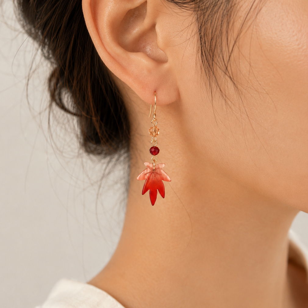 Boucles d’Oreilles Japonaises Momiji