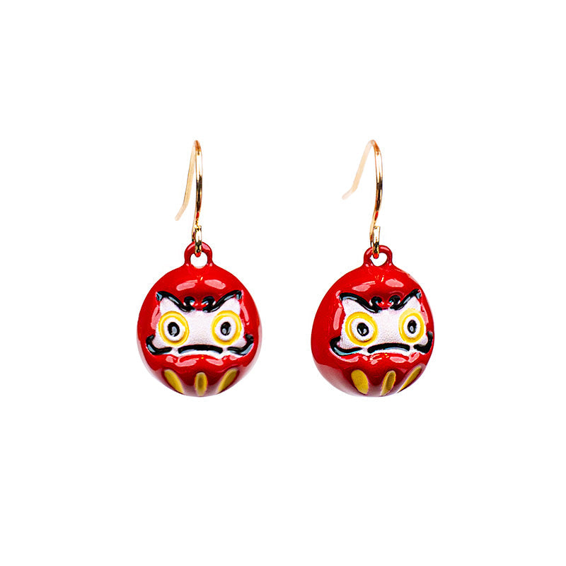 Boucles d’Oreilles Japonaises Petit Daruma