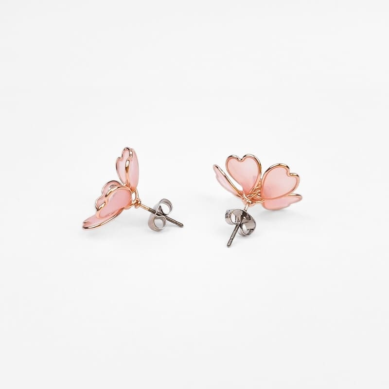 Boucles d’Oreilles Japonaises Sakura