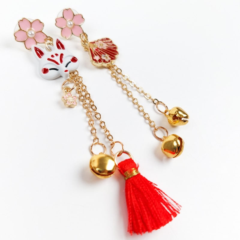 Boucles d’Oreilles Kitsune