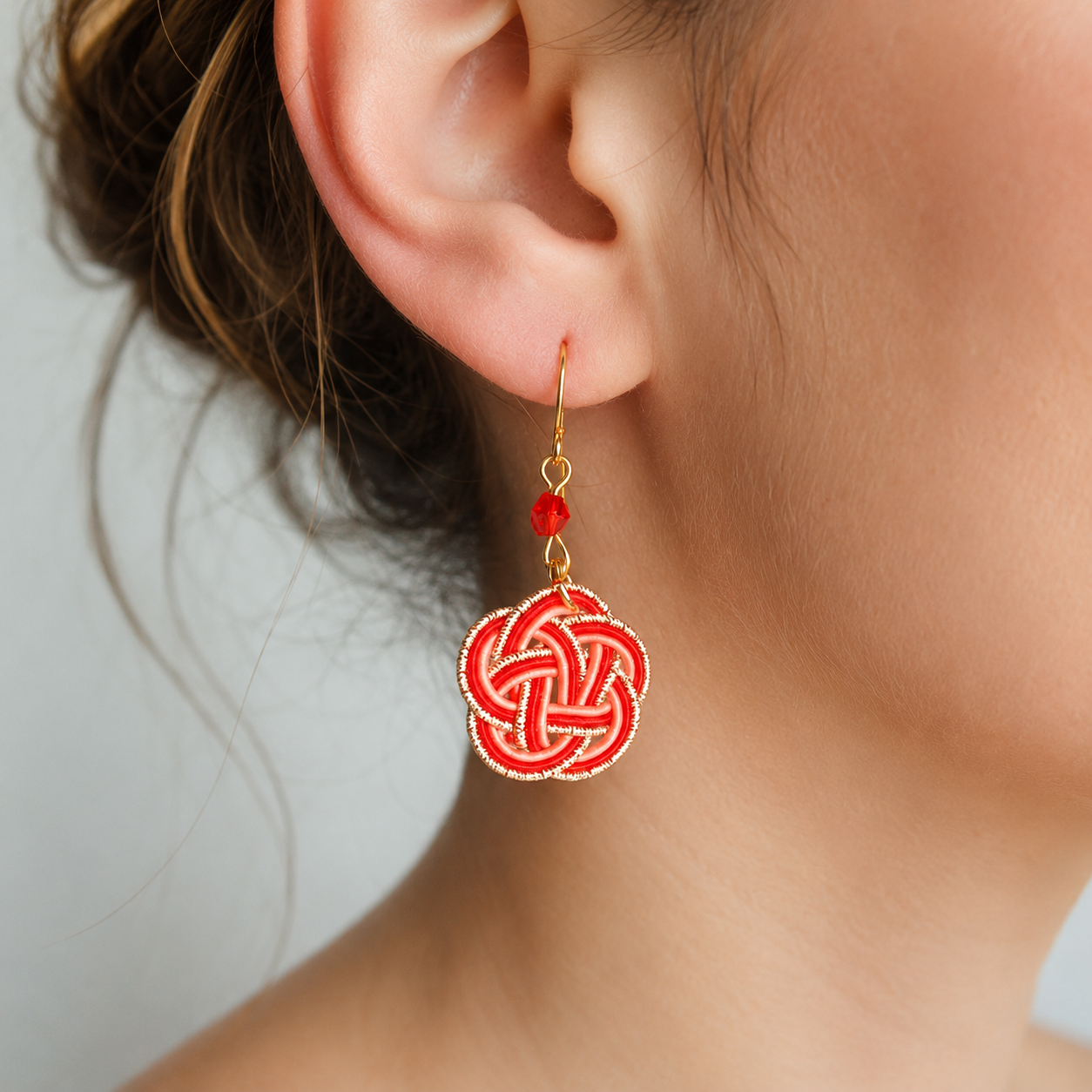 Boucles d’Oreilles Noeud Japonais