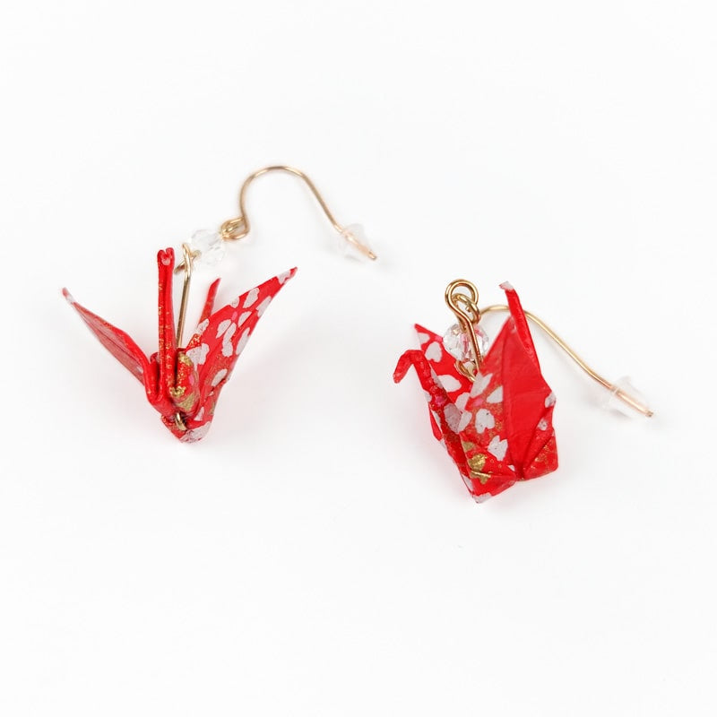 Boucles d’Oreilles Origami Aka